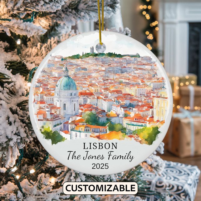 Ornamento de Lisboa personalizado, regalo de Portu (Subido por el creador)