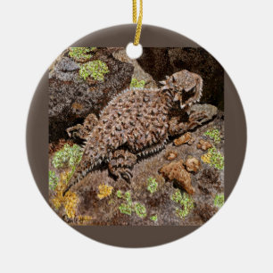 Ornamento de Lizard Horned