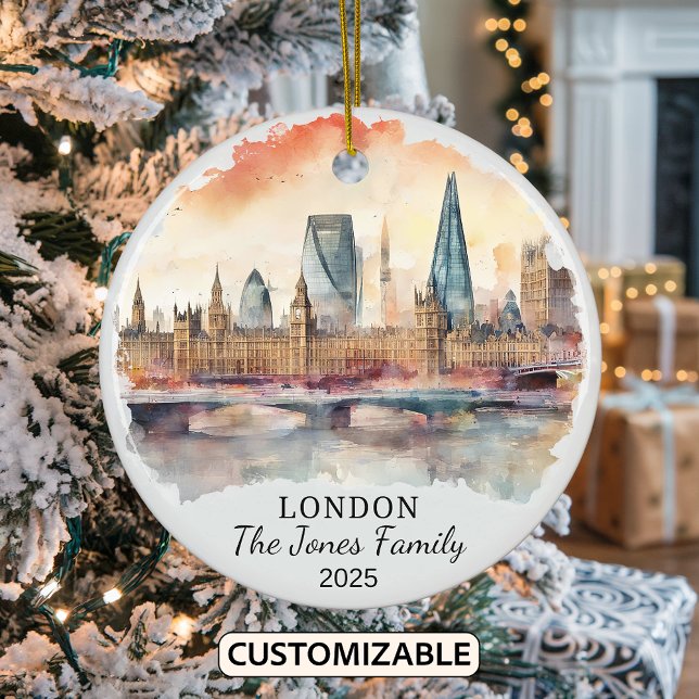 Ornamento de Londres personalizado, regalo de Ingl (Subido por el creador)