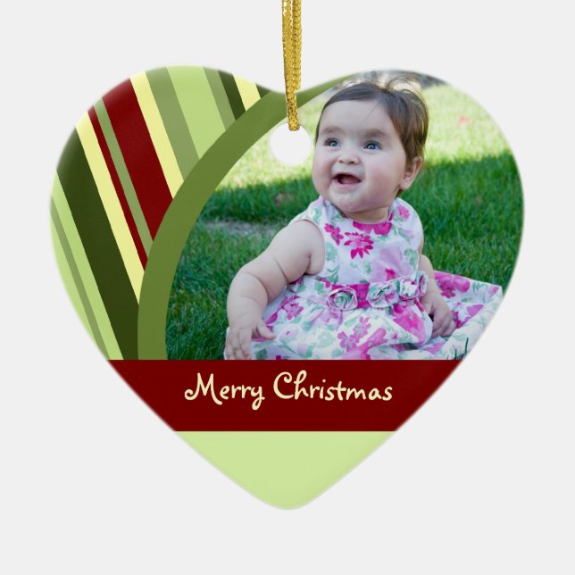 Ornamento de los abuelos de las Felices Navidad de (Frente)