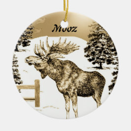 Ornamento de los alces del ~ de MOOZ