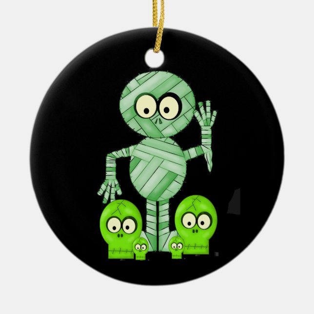 Ornamento de los amigos de Halloween (Frente)