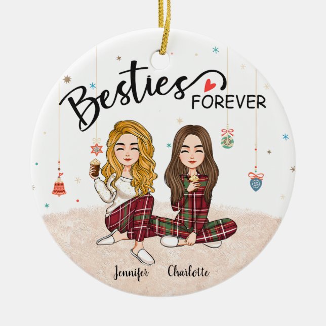 Ornamento de los amigos personalizados SoulSisters (Frente)