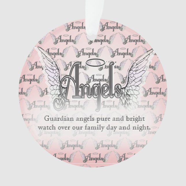 Ornamento de los ángeles de guarda (Anverso)