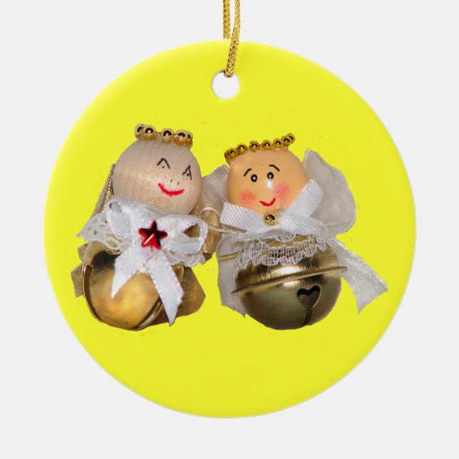 Ornamento de los ángeles navidades (Frente)