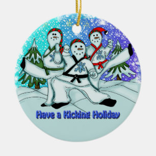 Ornamento de los artes marciales de los muñecos de