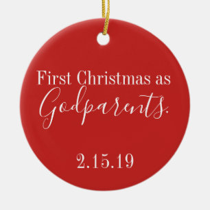 ornamento de los godparents