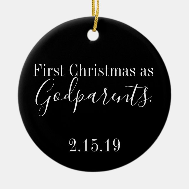 ornamento de los godparents (Frente)