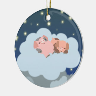 Ornamento de los lechones de chispa de Personaliza