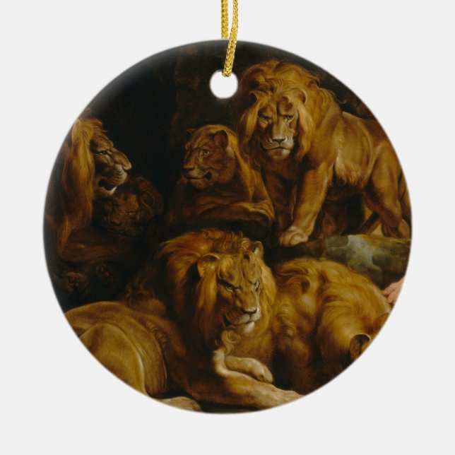Ornamento de los leones en el baño (Frente)