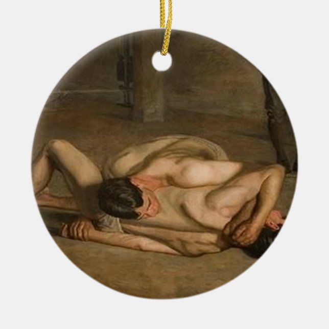 Ornamento de los luchadores (Frente)