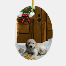 Ornamento de los Navidades Goldendoodle