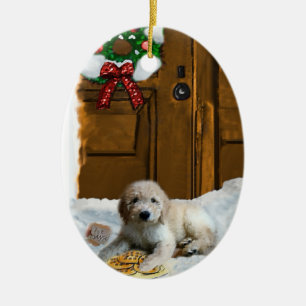 Ornamento de los Navidades Goldendoodle
