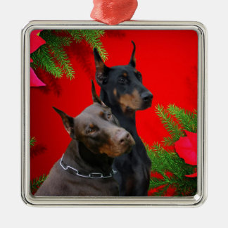 Ornamento de los pares del Doberman