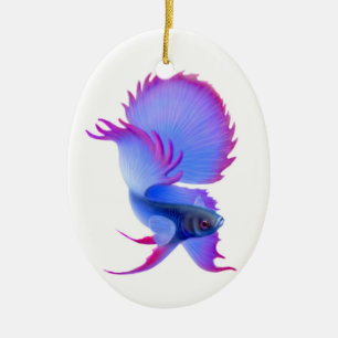 Ornamento de los pescados de Betta que lucha