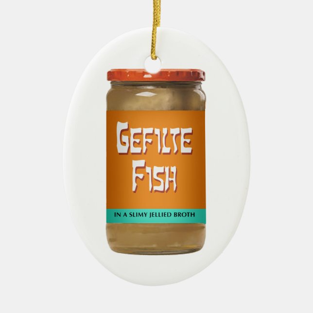 Ornamento de los pescados de Gefilte (Frente)