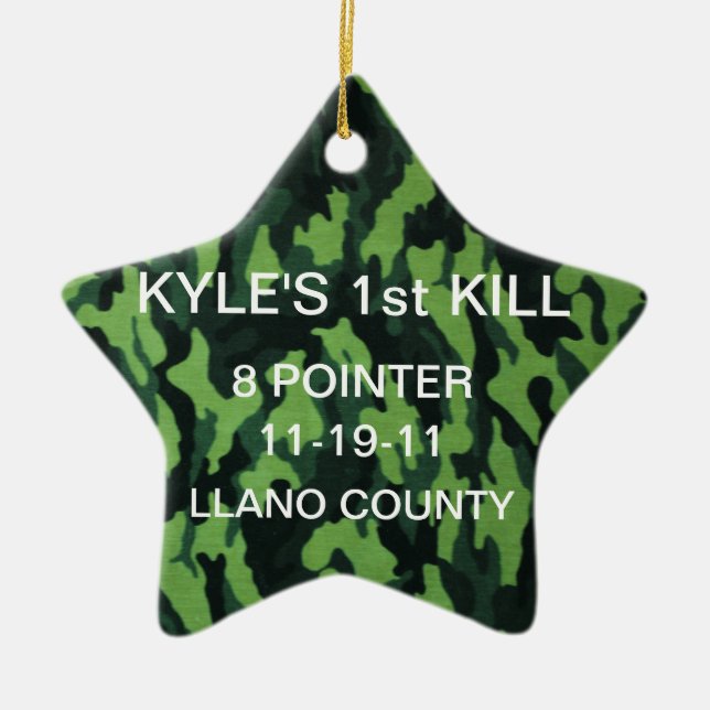 Ornamento de los "PRIMEROS CIERVOS" (Frente)