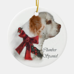 Ornamento de los regalos del navidad del perro de