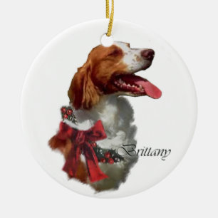 Ornamento de los regalos del navidad del perro de