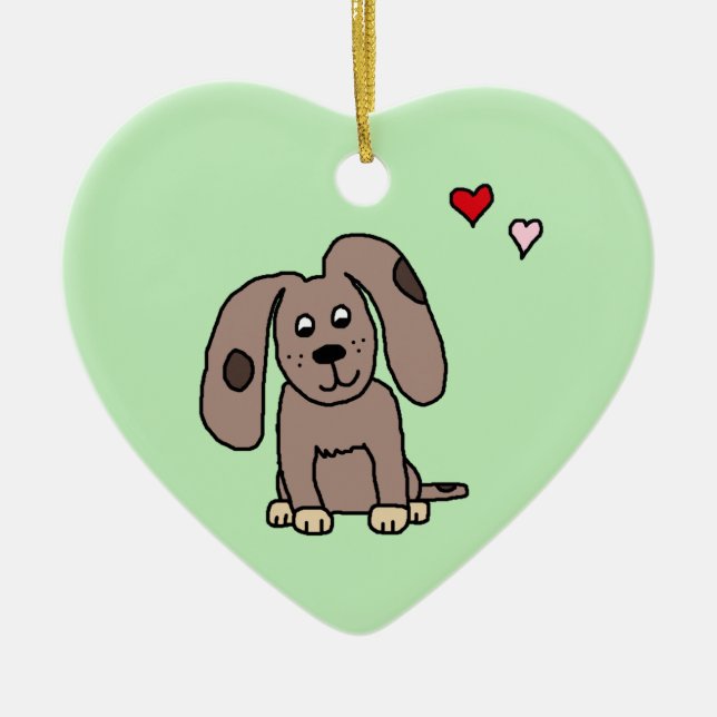 Ornamento de Love Puppy (Frente)