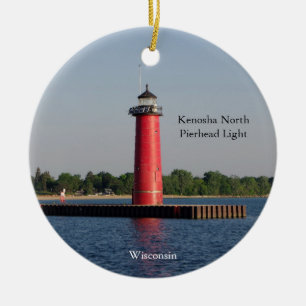 Ornamento de luz Kenosha North Pierhead
