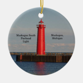 Ornamento de luz Muskegon South Pierhead
