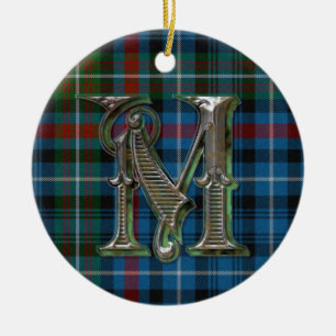 Ornamento de MacDonald Plaid Monograma