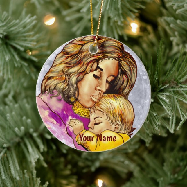 Ornamento de Madonna y Niño (Árbol)