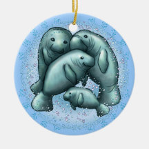 Ornamento de Manatee Bubbles