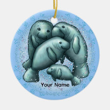 Ornamento de Manatee Bubbles