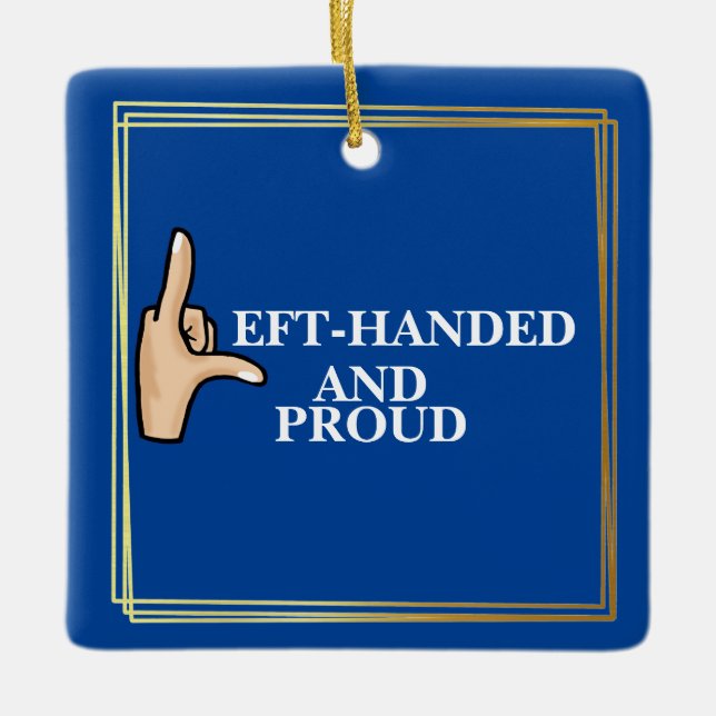 Ornamento de mano izquierda y orgulloso (Anverso)