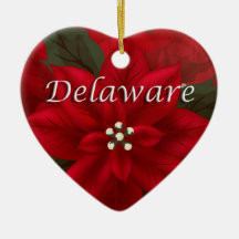 Ornamento de mantenimiento del corazón de Delaware