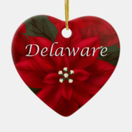 Ornamento de mantenimiento del corazón de Delaware