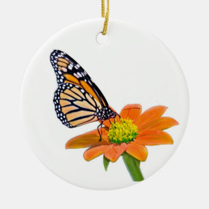 Ornamento de mariposa monarca