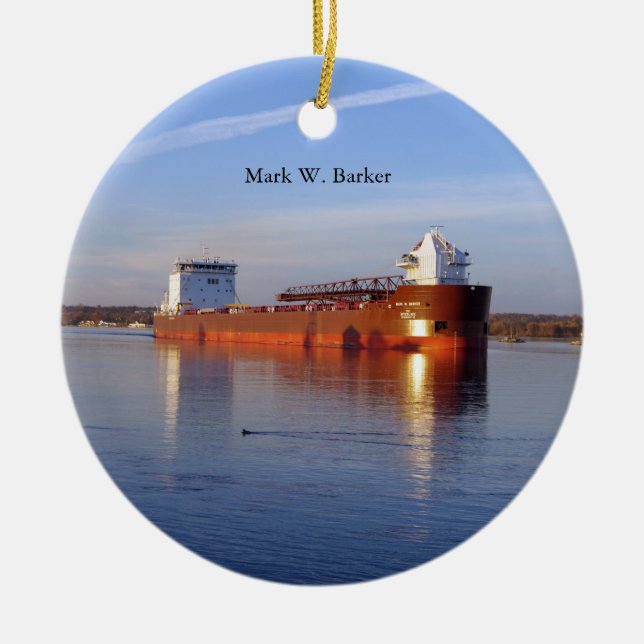 Ornamento de Mark W. Barker (Frente)
