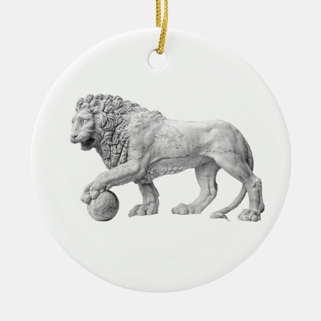 Ornamento de mármol del león (Frente)