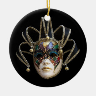 Ornamento de máscaras venecianas