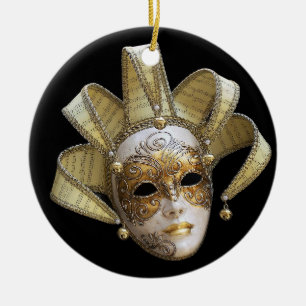 Ornamento de máscaras venecianas