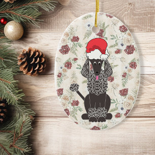 Ornamento de Mascota de Navidades de canapé negro