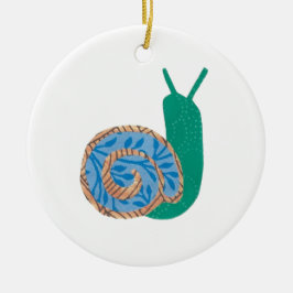 Ornamento de mensajes de Personalizado de caracol