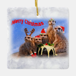 Ornamento de Merry Meerkats