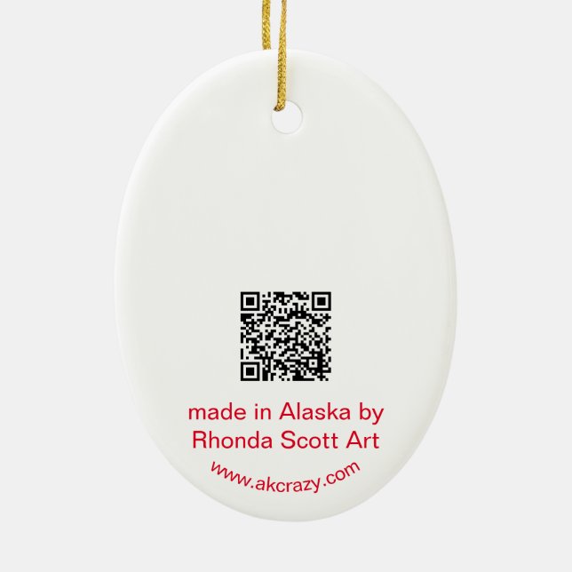 Ornamento de Metamorfosis de Alaskan Salmon (Atrás)