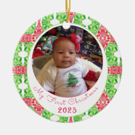 Ornamento de mi primer árbol de Navidad