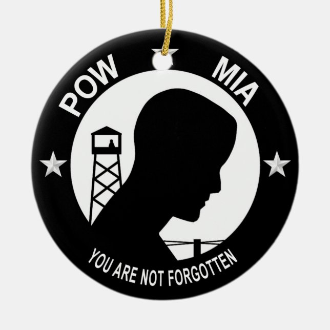 Ornamento de MIA del PRISIONERO DE GUERRA (Frente)