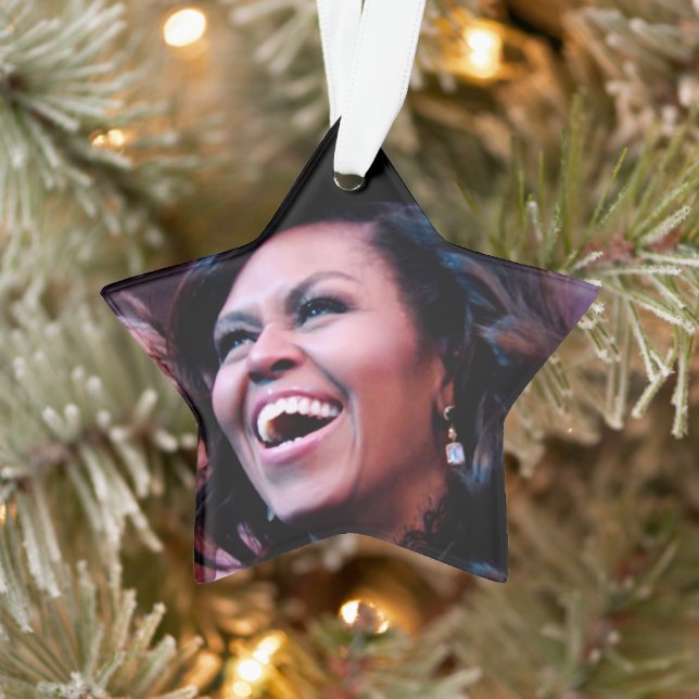Ornamento de MICHELLE OBAMA (Árbol)