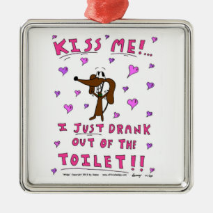 Ornamento de Midge "KISS ME"