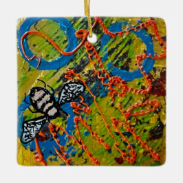 Ornamento de miel de abeja