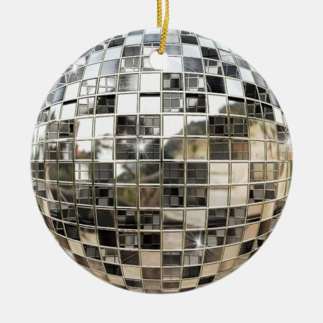 Ornamento de Mirrorball del disco (Frente)