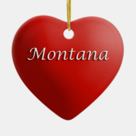 Ornamento de Montana Red Heart Keepsake