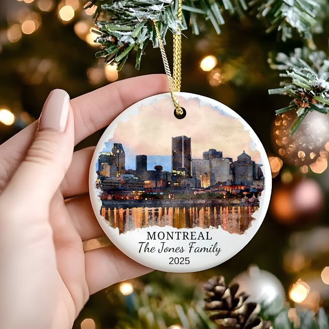Ornamento de Montreal personalizado, regalo de Can (Subido por el creador)